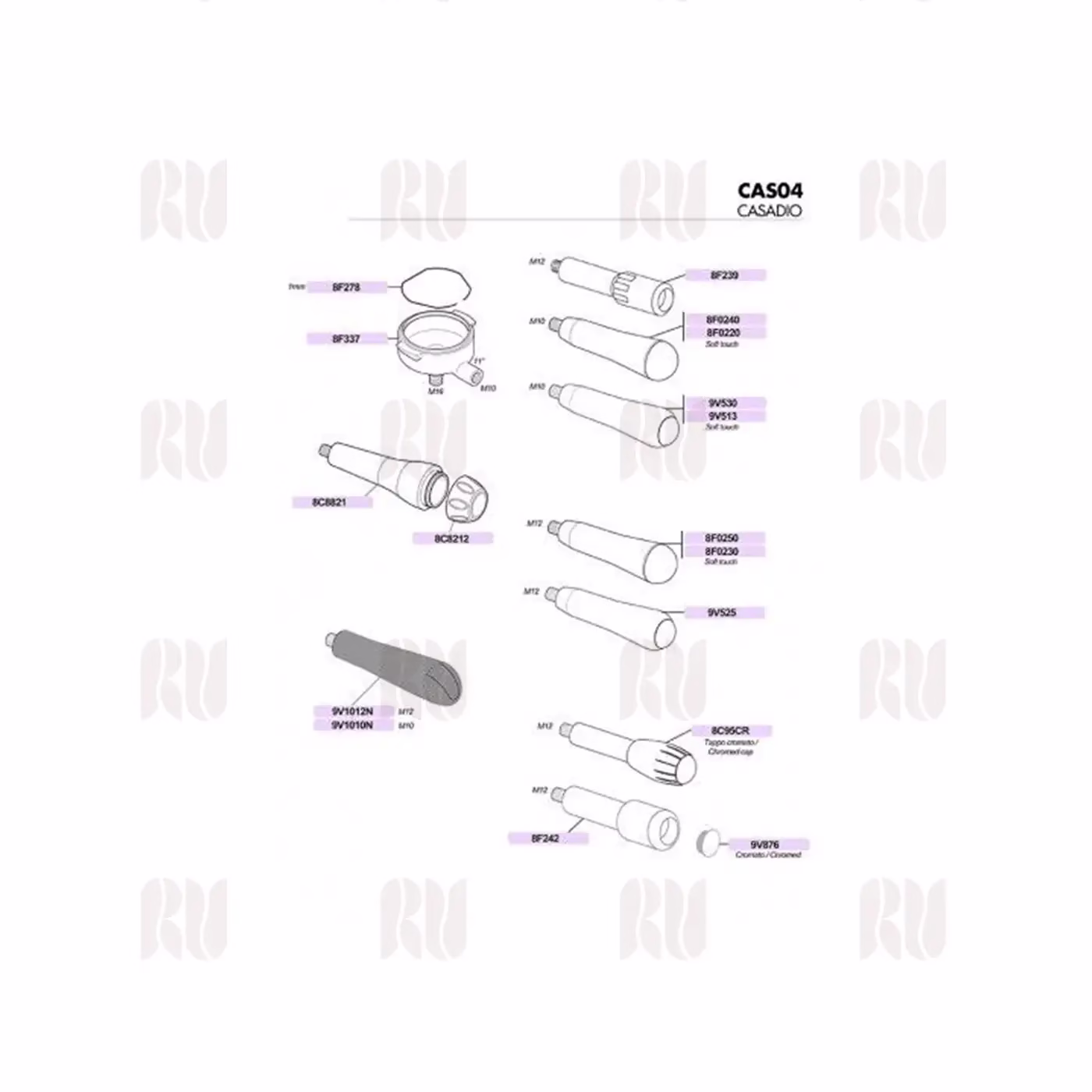 دسته یدکی پرتافیلتر کاسادیو